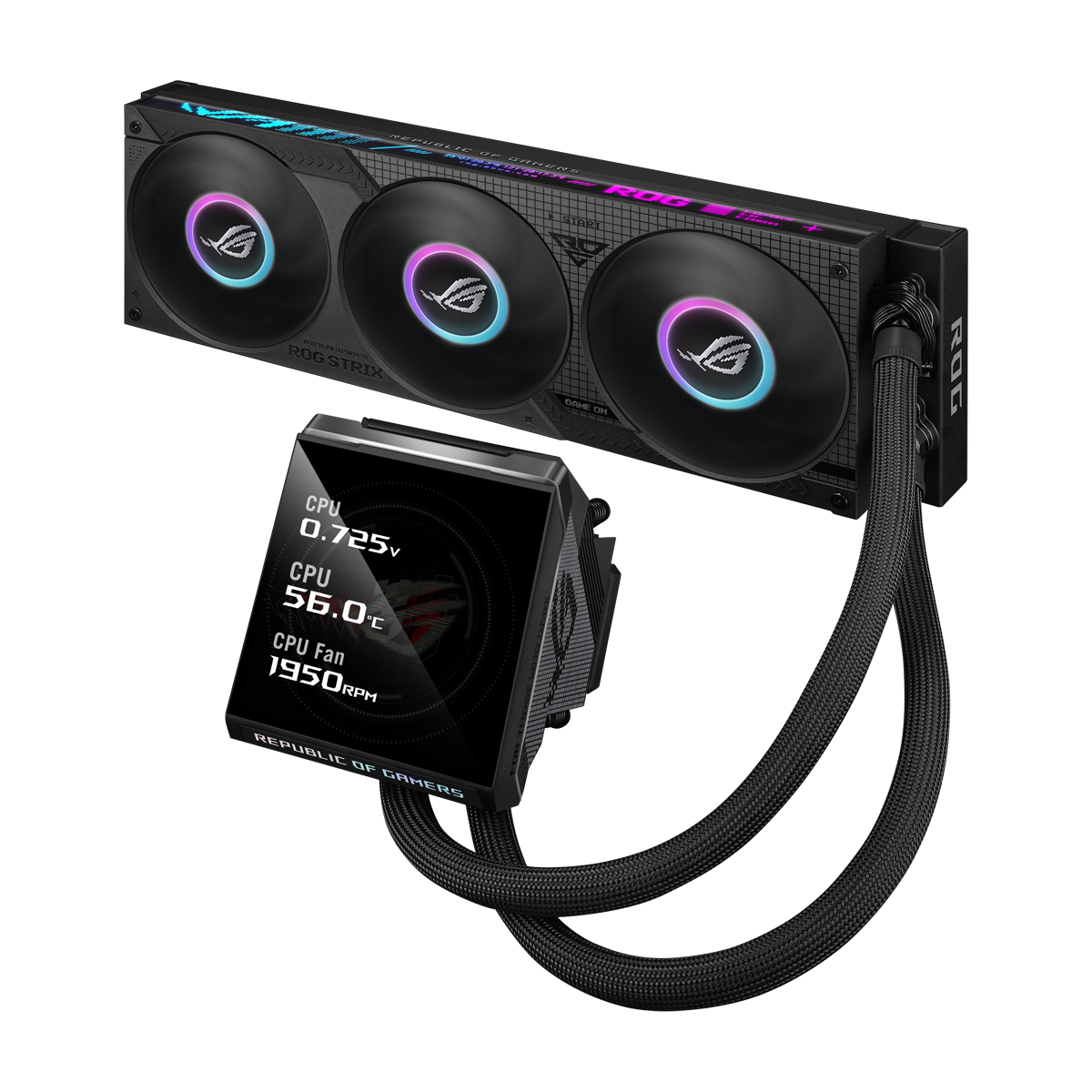 ASUS ROG Strix LC IV 360 ARGB LCD | AiO-Wasserkühlung Kühlung Produkt Bild 3