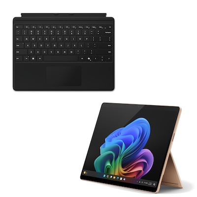 Microsoft Surface Pro Copilot+ PC 13" - 16GB - 1TB - X Elite inkl. Pro Keyboard schwarz - 13" touchscreen - sand