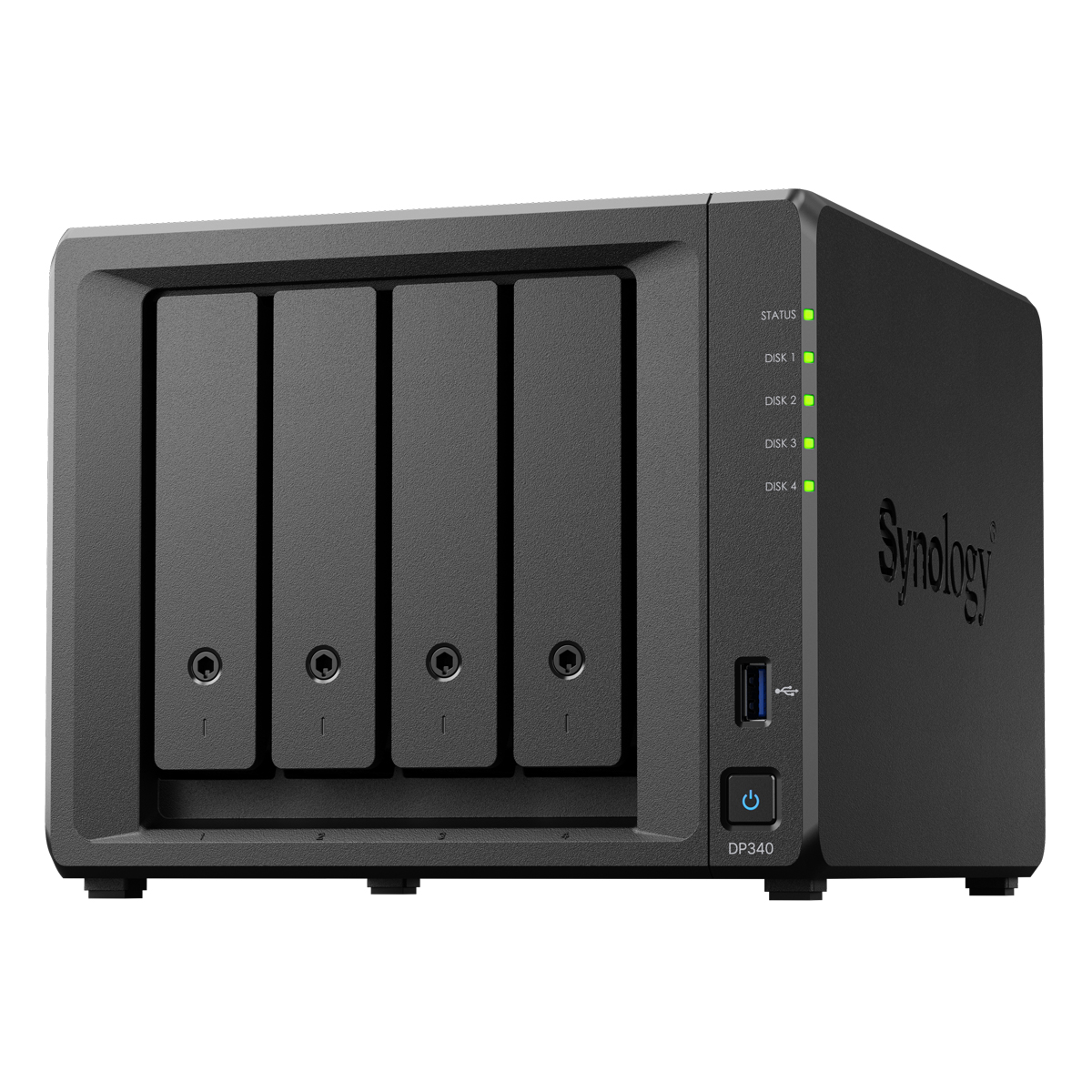 Synology DP340 ActiveProtect-Gerät NAS 4-Bay 32TB AMD Ryzen R1600, 16GB RAM, 1x 10G LAN NAS Produkt Bild 7