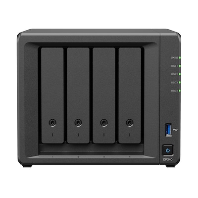 Synology DP340 ActiveProtect-Gerät NAS 4-Bay 32TB AMD Ryzen R1600, 16GB RAM, 1x 10G LAN