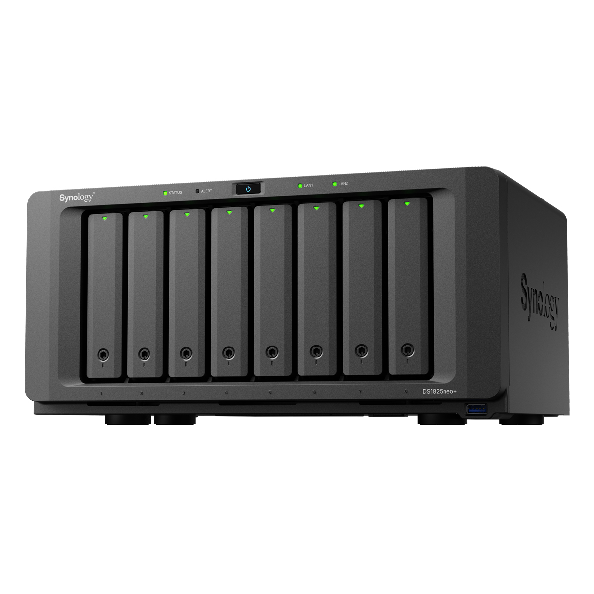 Synology DiskStation DS1825neo+ NAS 8-Bay AMD Ryzen™ V1500B, 8GB DDR4 RAM, 0/8 HDD/SSD