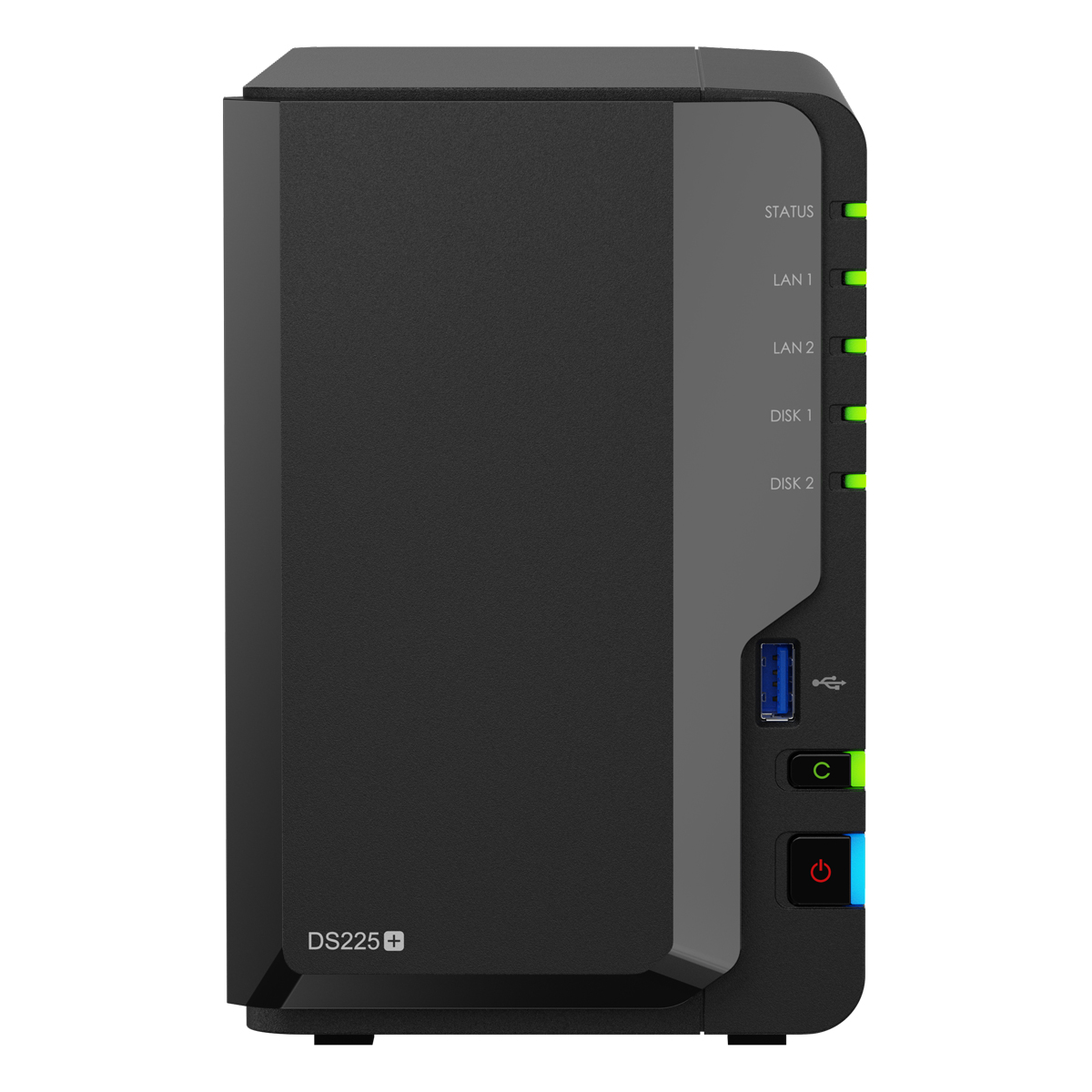 Synology DS1525+ NAS 5 Bay Con Bundle 20TB (5x4TB Ironwolf) – Ryzen R1600, 8GB RAM, 2.5GbE