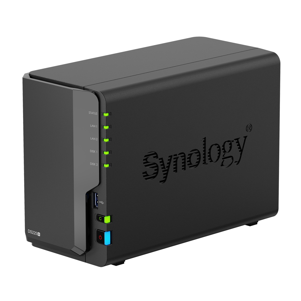 Synology DS225+ 16TB WD Red Plus NAS-Bundle NAS inkl. 2x 8TB WD Red Plus 3.5 Zoll SATA Festplatte NAS Produkt Bild 3