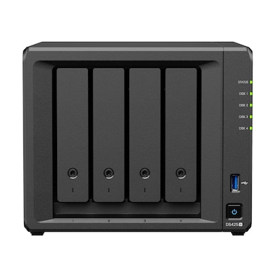 Synology DiskStation DS425+ NAS 4-Bay Intel Celeron J4125, 2GB DDR4 RAM, 0/4 HDD/SSD