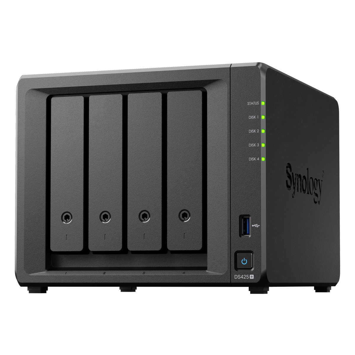 Synology DS425+ 32TB WD Red Plus NAS-Bundle NAS inkl. 4x 8TB WD Red Plus 3.5 Zoll SATA Festplatte NAS Produkt Bild 3