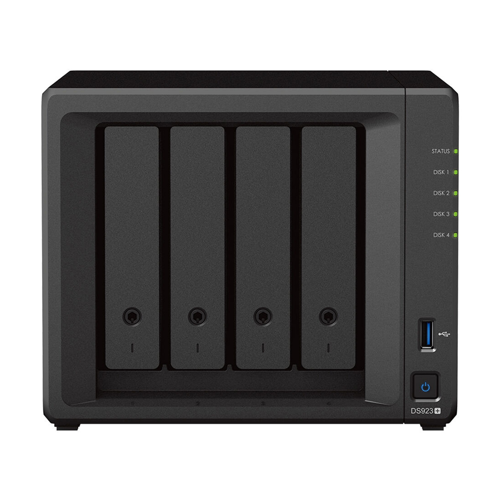 Synology DiskStation DS923+ 4-Bay NAS B-Ware [2,5"/3,5" SATA HDD/SSD/NVMe, 2x Gigabit LAN, 2x USB 3.0, 4GB RAM]