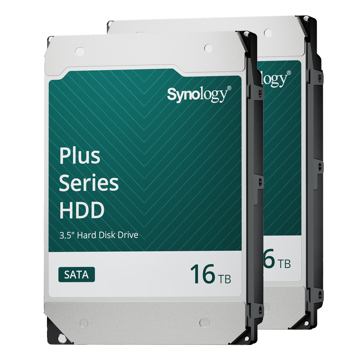 2er Pack Synology Plus HDD 16TB 3.5 Zoll SATA Interne CMR Festplatte
