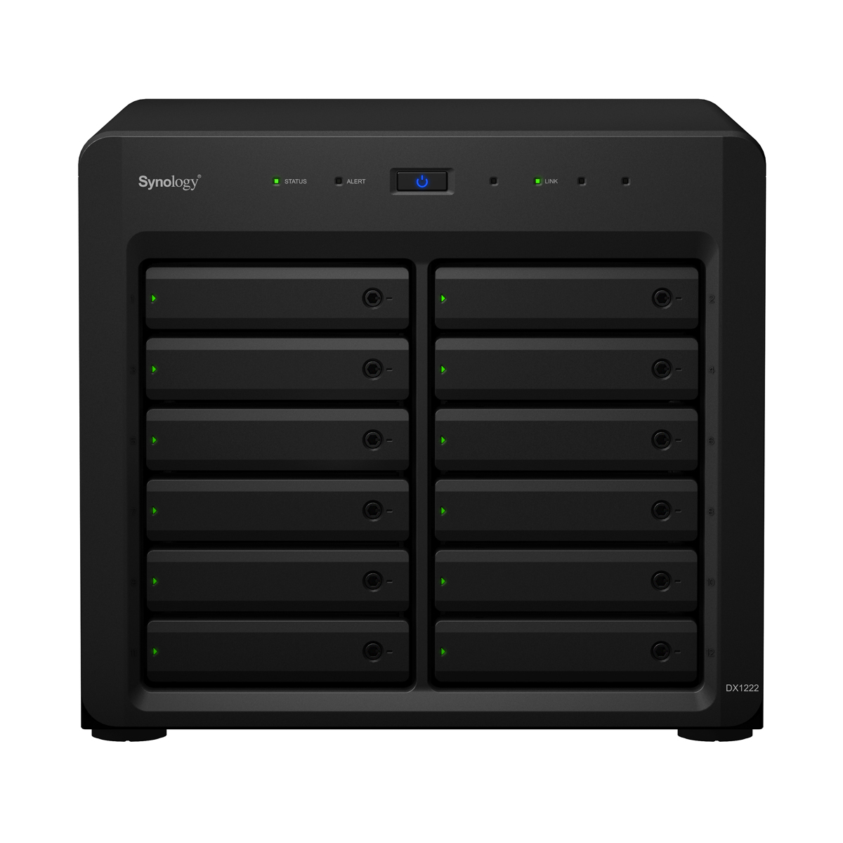 Synology Expansionseinheit DX1222 12-Bay [2,5"/3,5" SATA HDD/SSD, 1x Mini-SAS HD]