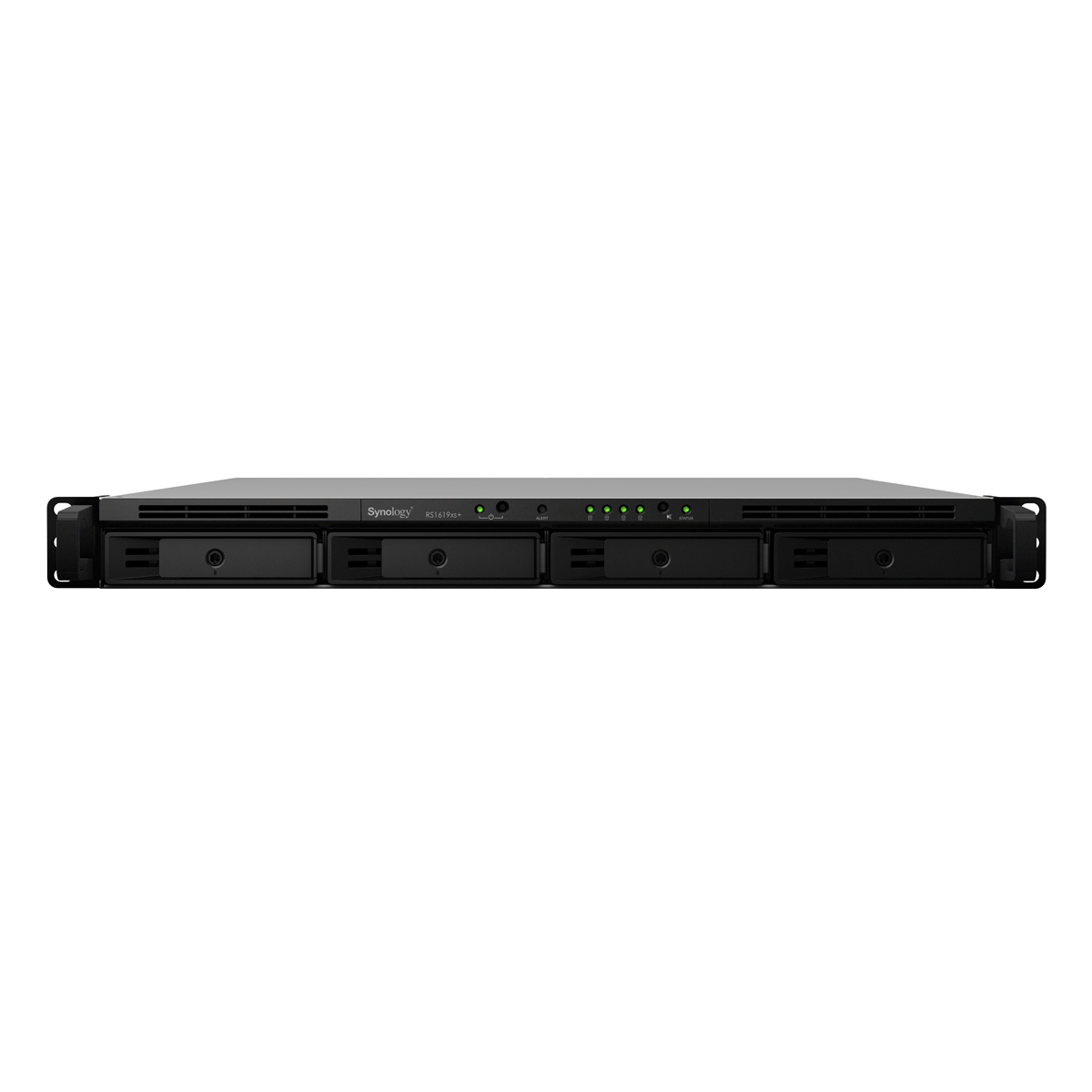Synology DiskStation RS1619xs+ 4-Bay NAS [0/4 2,5"/3,5" HDD/SSD, 4x Gigabit LAN, 2x USB 3.0, 8GB RAM]
