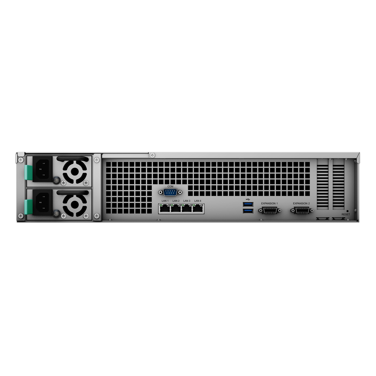 Synology RackStation RS3621RPxs 12-Bay NAS [2,5"/3,5" SATA HDD/SSD, 4x Gigabit LAN, 2x USB 3.0, 2x PCIe-x8, 8GB RAM] NAS Produkt Bild 2