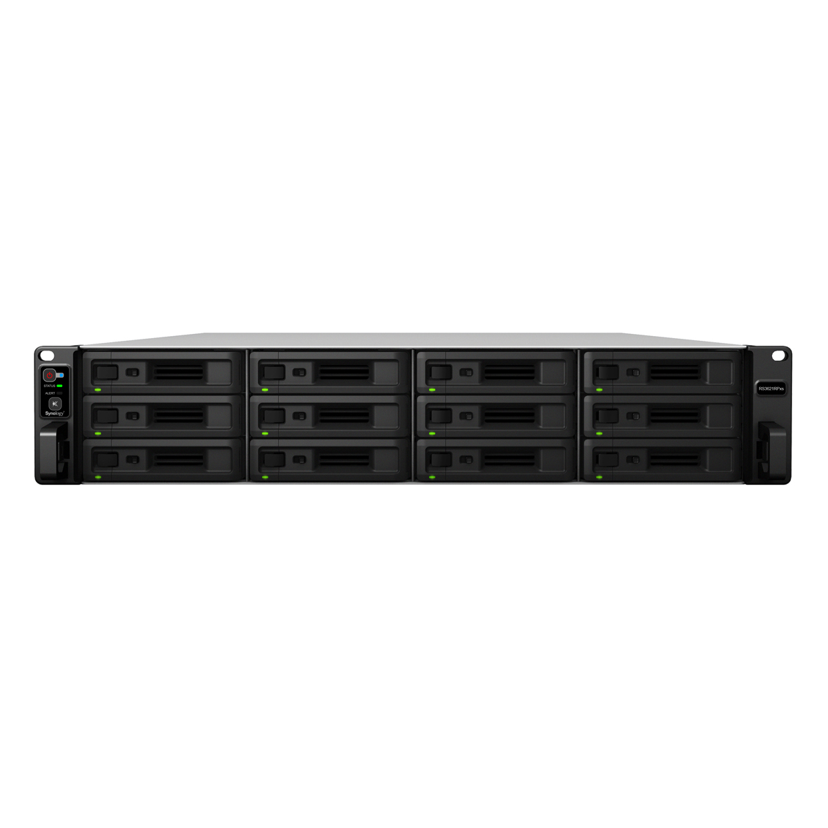 Synology RackStation RS3621RPxs 12-Bay NAS [2,5"/3,5" SATA HDD/SSD, 4x Gigabit LAN, 2x USB 3.0, 2x PCIe-x8, 8GB RAM]
