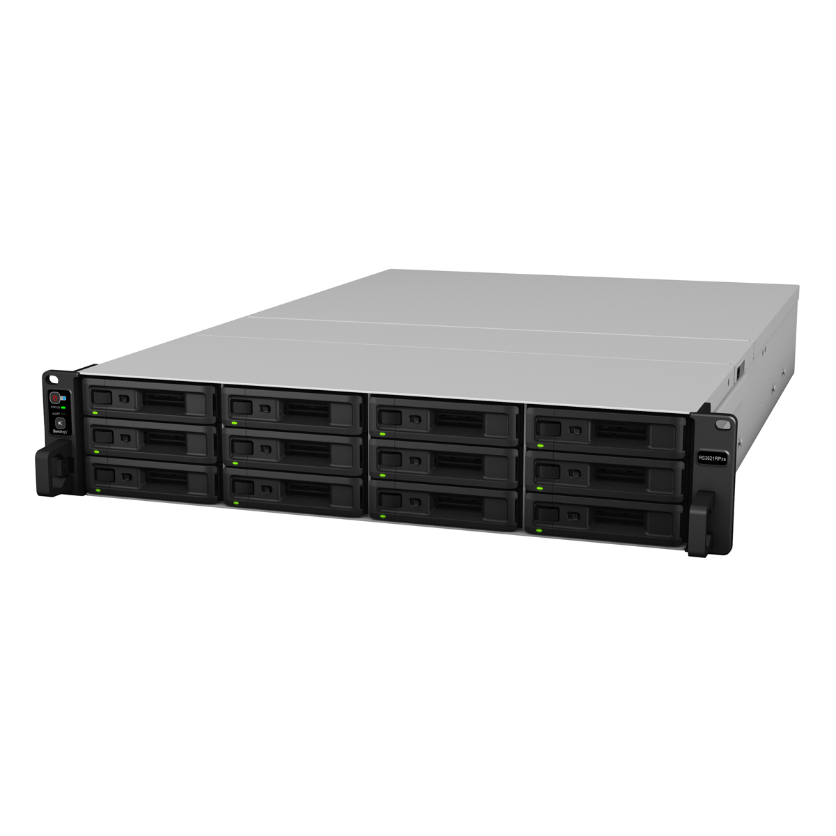 Synology RackStation RS3621RPxs 12-Bay NAS [2,5"/3,5" SATA HDD/SSD, 4x Gigabit LAN, 2x USB 3.0, 2x PCIe-x8, 8GB RAM] NAS Produkt Bild 3