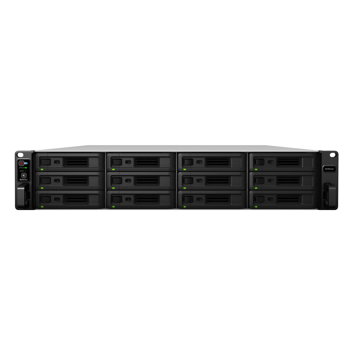 Synology RackStation RS3621xs+ 12-Bay NAS [2,5"/3,5" SATA HDD/SSD, 2x 10 GbE, 4x GbE, 2x USB 3.0, 2x PCIe-x8, 8GB RAM]