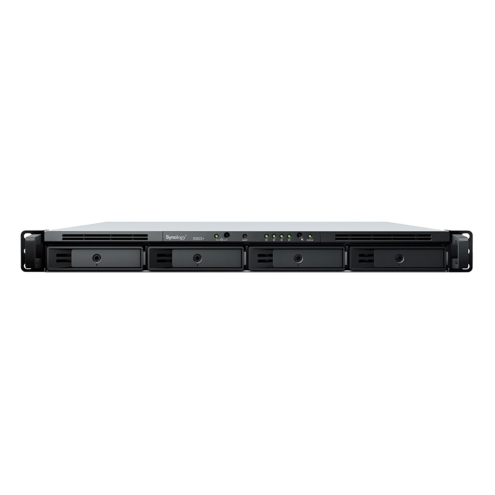 Thumbnail - Synology RackStation RS822+ 4-Bay NAS [4x 3,5/2,5" SATA HDD/SSD, 4x Gigabit LAN, 2x USB 3.0]