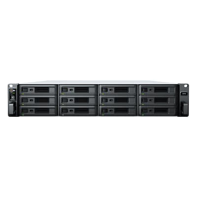 Synology SA6400 Rack-NAS 12-Bay 0/12 2.5"/3.5" SATA HDD/SSD, 2x 10GbE + 5x GbE LAN, 32GB RAM