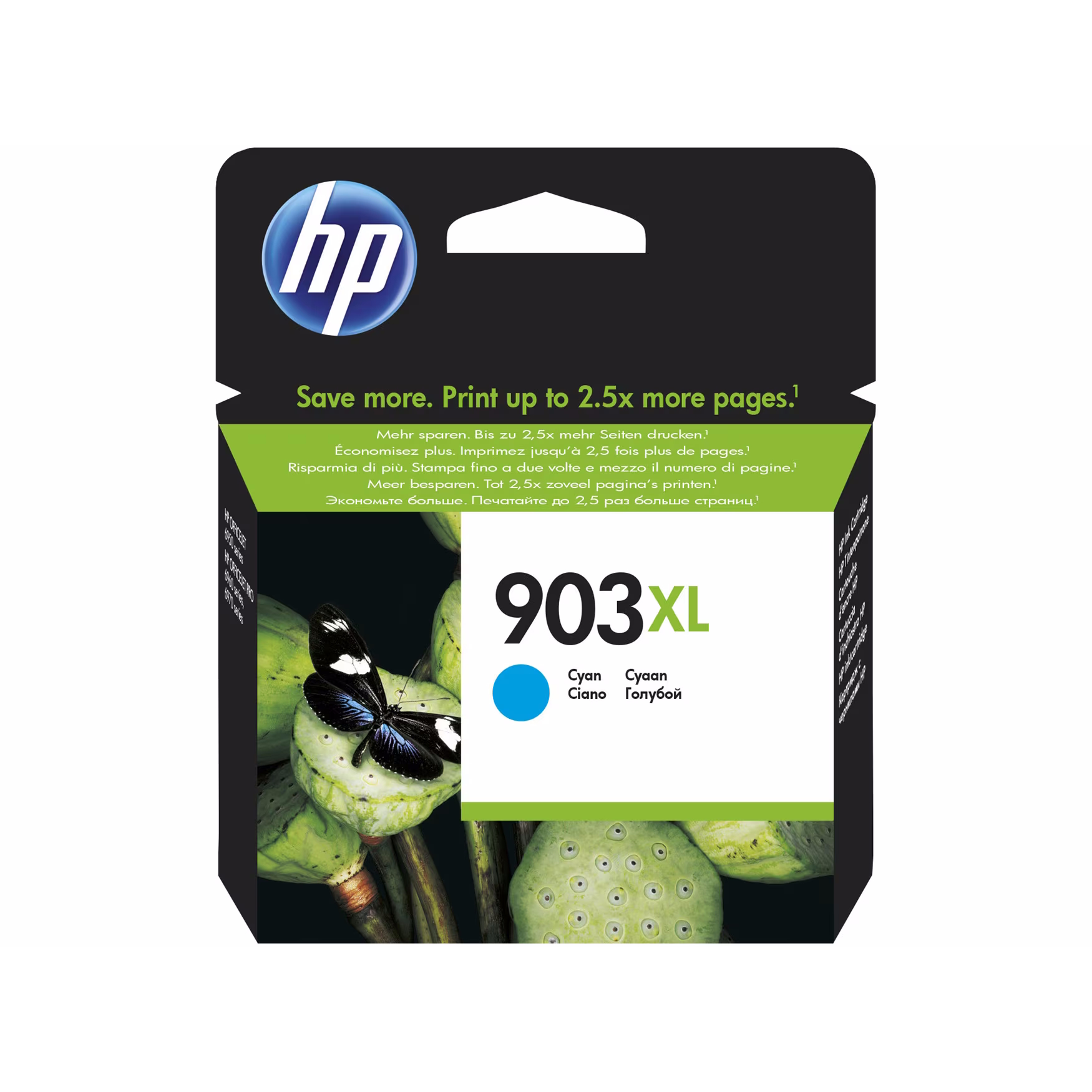 HP 903XL (T6M03AE) Original Tintenpatrone Cyan Kompatibilität: HP OfficeJet 6950, OfficeJet Pro 6974