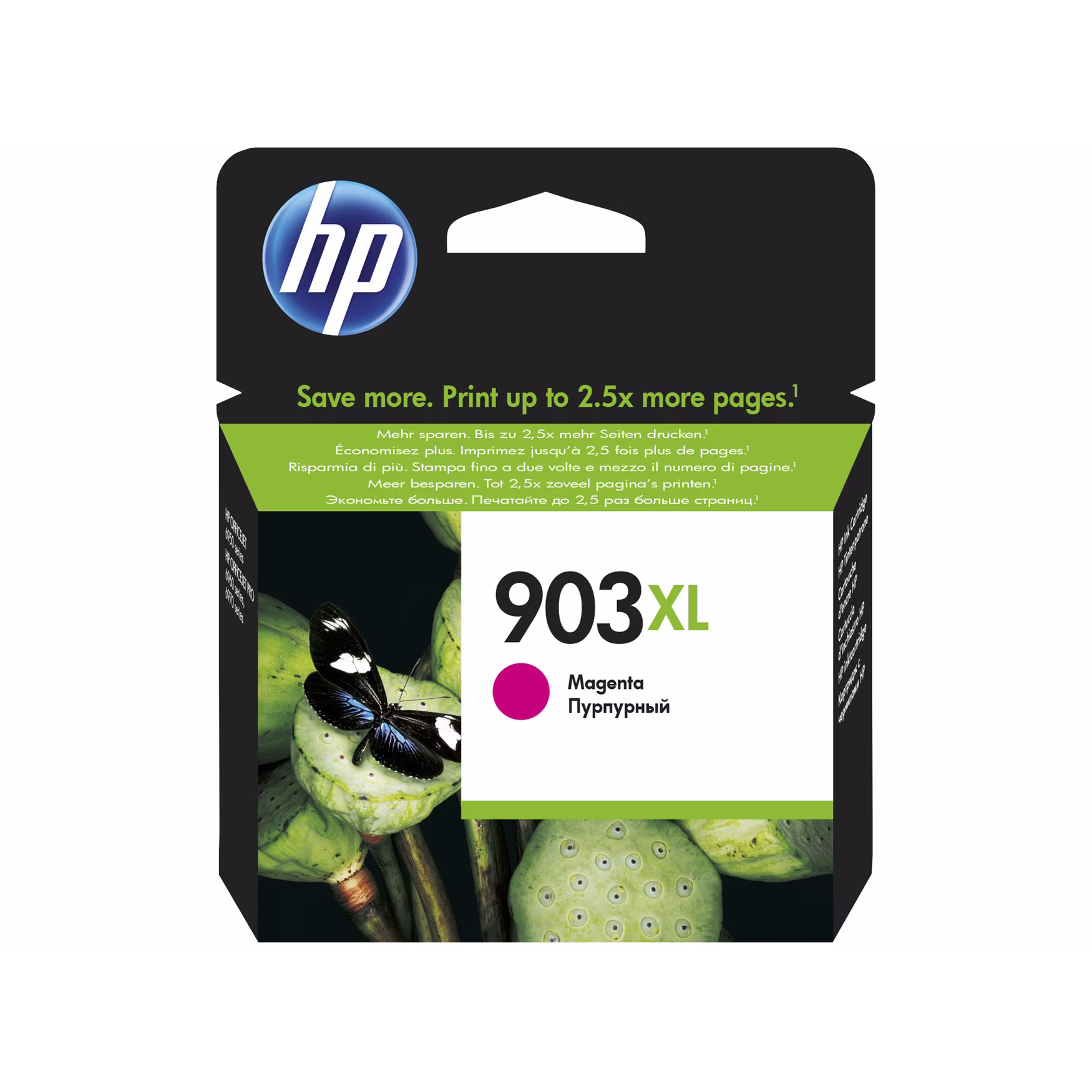 HP 903XL T6M07AE Original Tintenpatrone Magenta Kompatibilität: HP OfficeJet 6950, HP OfficeJet Pro 6974