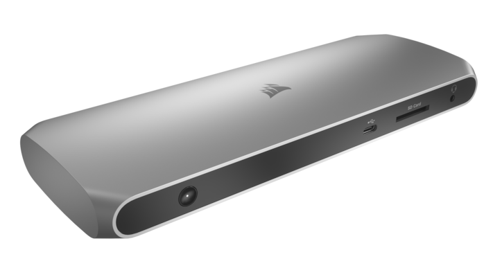 Corsair Thunderbolt 3 Dockingstation, 2x HDMI, 1x Lan, 1x 3,5mm KombiKlinke, 1x SD-Kartenleser