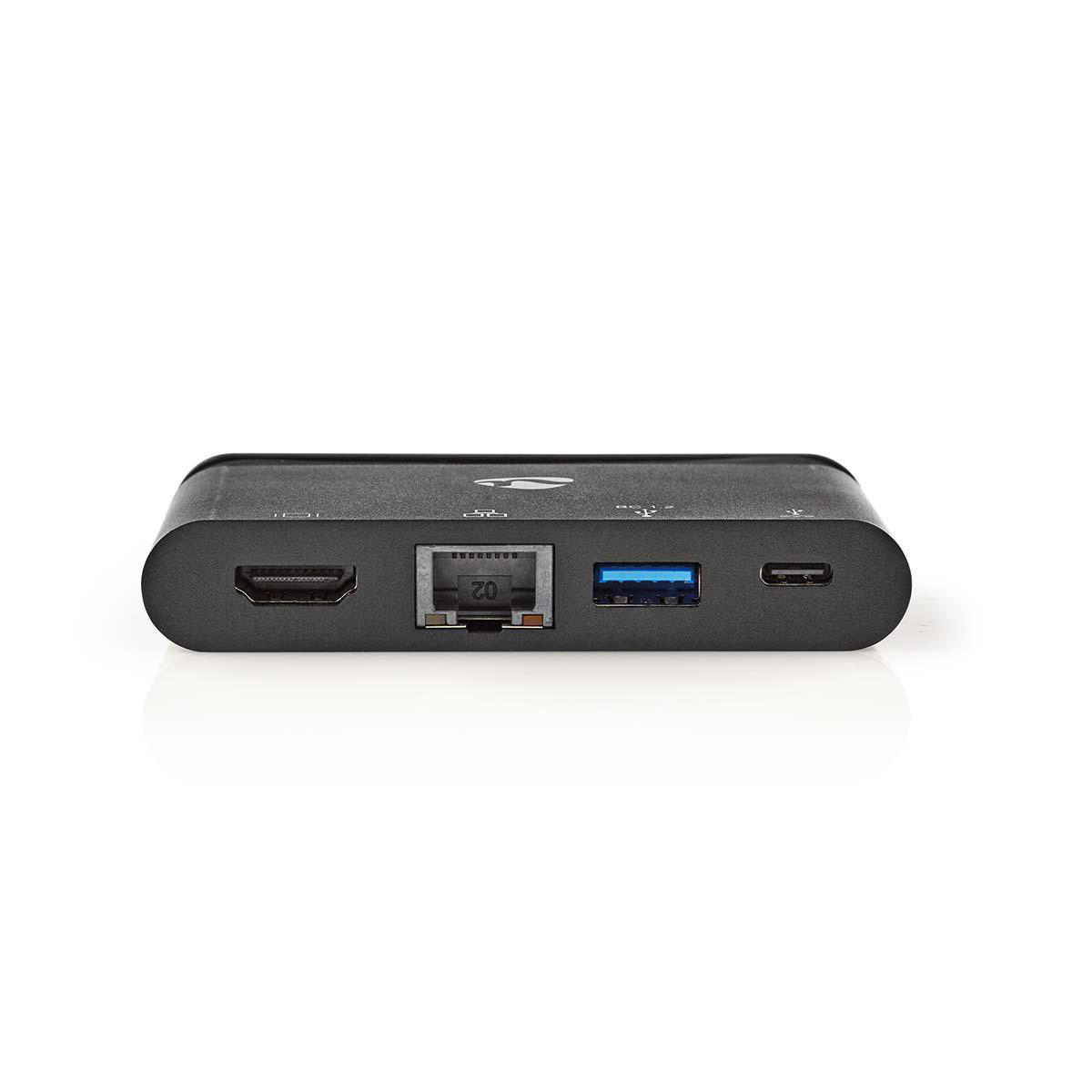 Nedis USB-Adapter USB 3.1 USB Type-C™ USB Type-A / USB Type-C™ / 1x HDMI® / 1x RJ45
