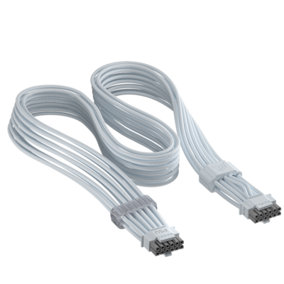 CORSAIR ThermalProtect Universal PCIe 5.1 600W 12V-2x6 Cable White