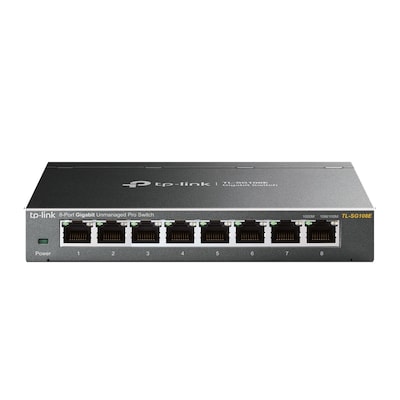 TP-Link TL-SG108E Netzwerk-Switch 8-Port, Unmanaged, 8x Gigabit RJ45
