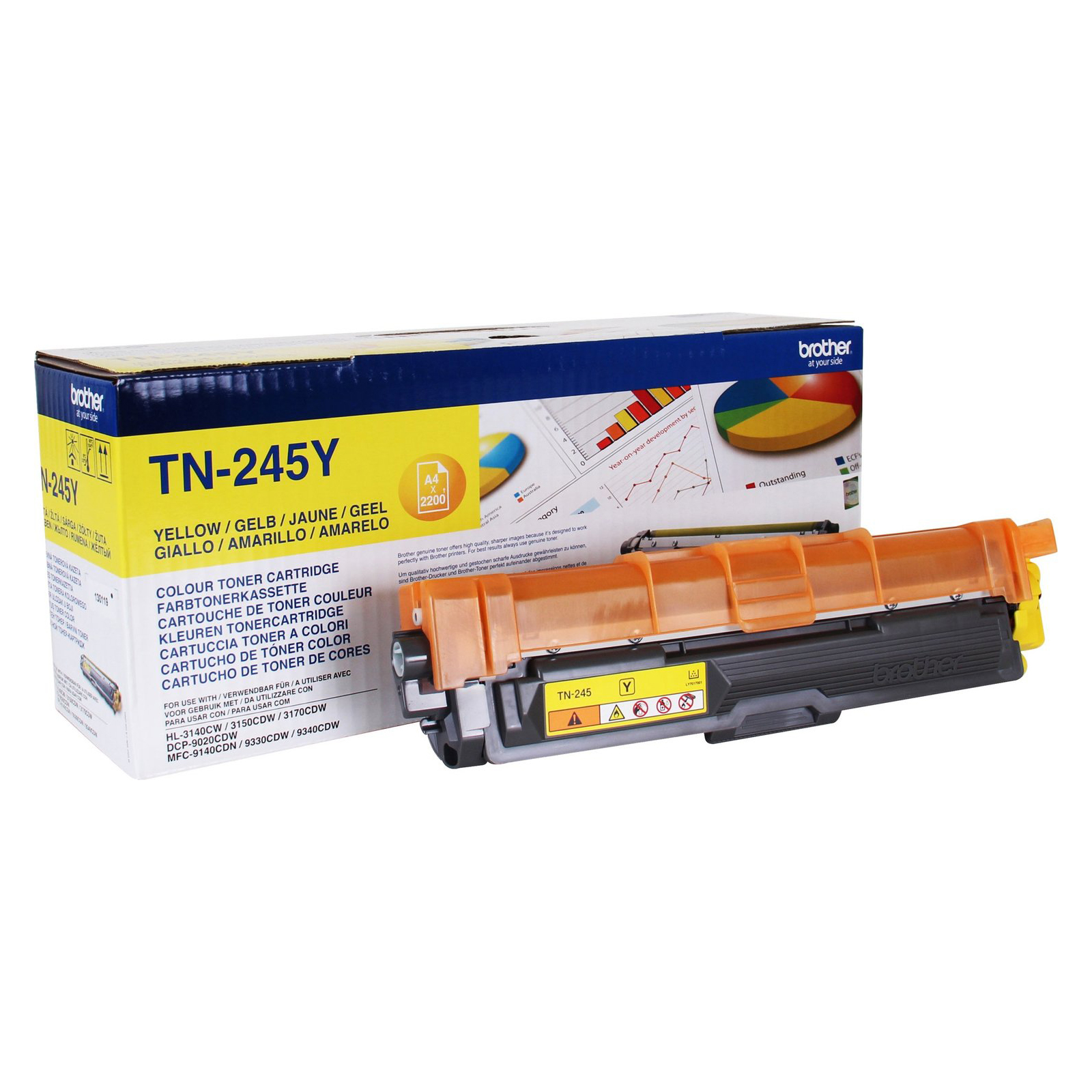 Brother TN-245Y Toner Gelb Druckerzubehör