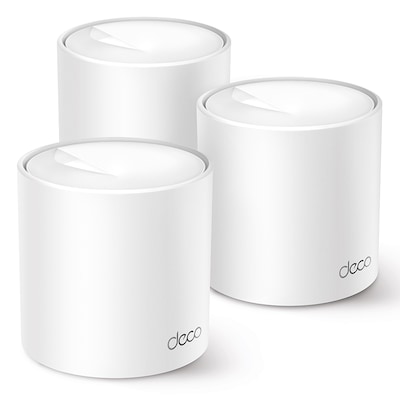 Thumbnail - TP-Link Deco X10 WiFi 6 Mesh System, 3er Set AX1500 Dual-Band, 2x Gigabit Ethernet Ports (pro Einheit)