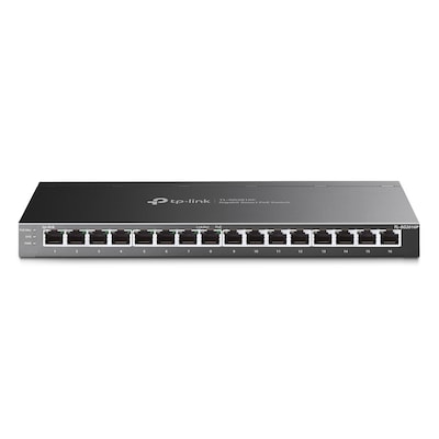 TP-Link TL-SG2016P Smart Switch 16-Port, Smart Managed, 16x Gigabit RJ45, 8x PoE+, 120W