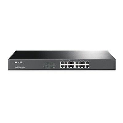Thumbnail - TP-Link TL-SG1016 16-Port Gigabit Rackmount Switch (1000 Mbit/s, Auto MDI/MDIX)