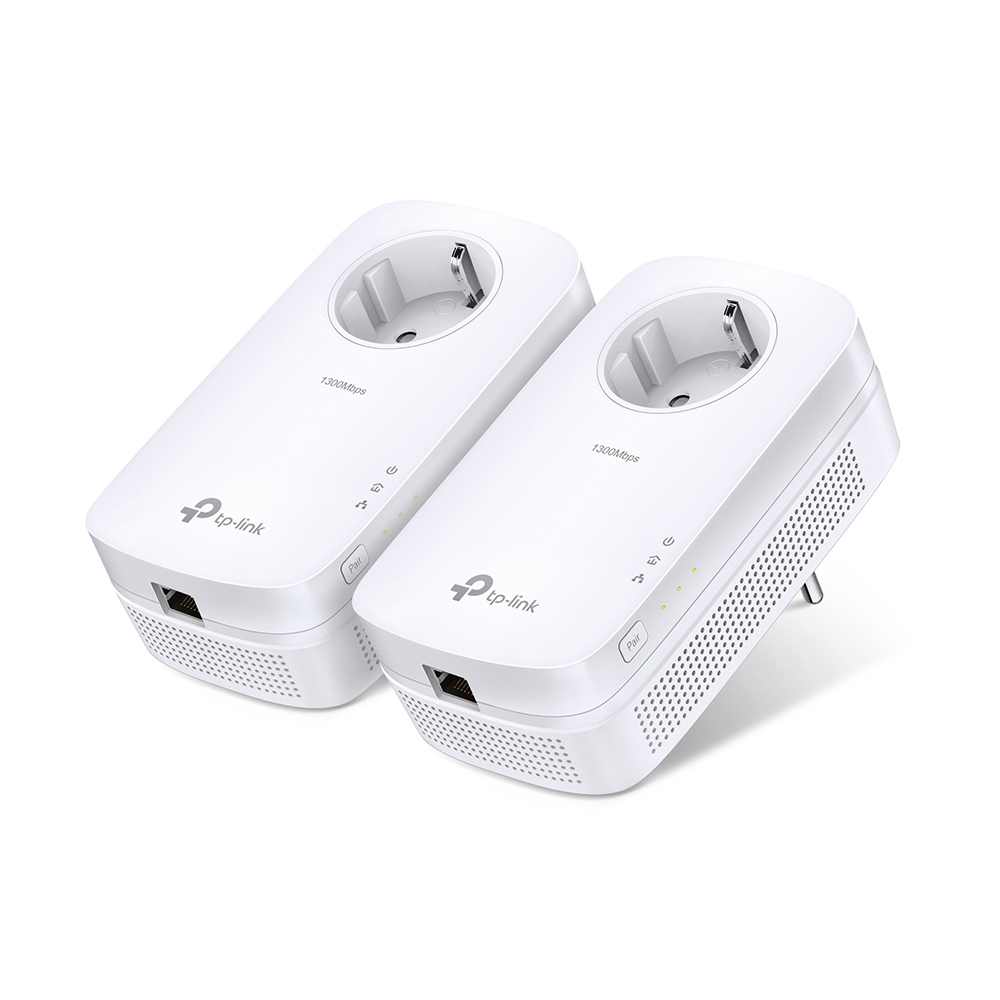 TP-Link AV1300 Gigabit Powerline Set mit Steckdosen B-Ware 2 x Adpater, bis zu 1300 Mbit/s, 300m Reichweite