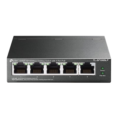 TP-Link SF1005LP Unmanaged Switch 5x LAN mit 4x PoE