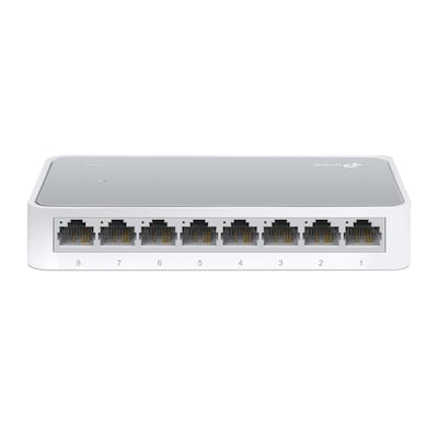 TP-Link TL-SF1008D Netzwerk-Switch 8-Port, Unmanaged, 8x 100 Mbit/s RJ45