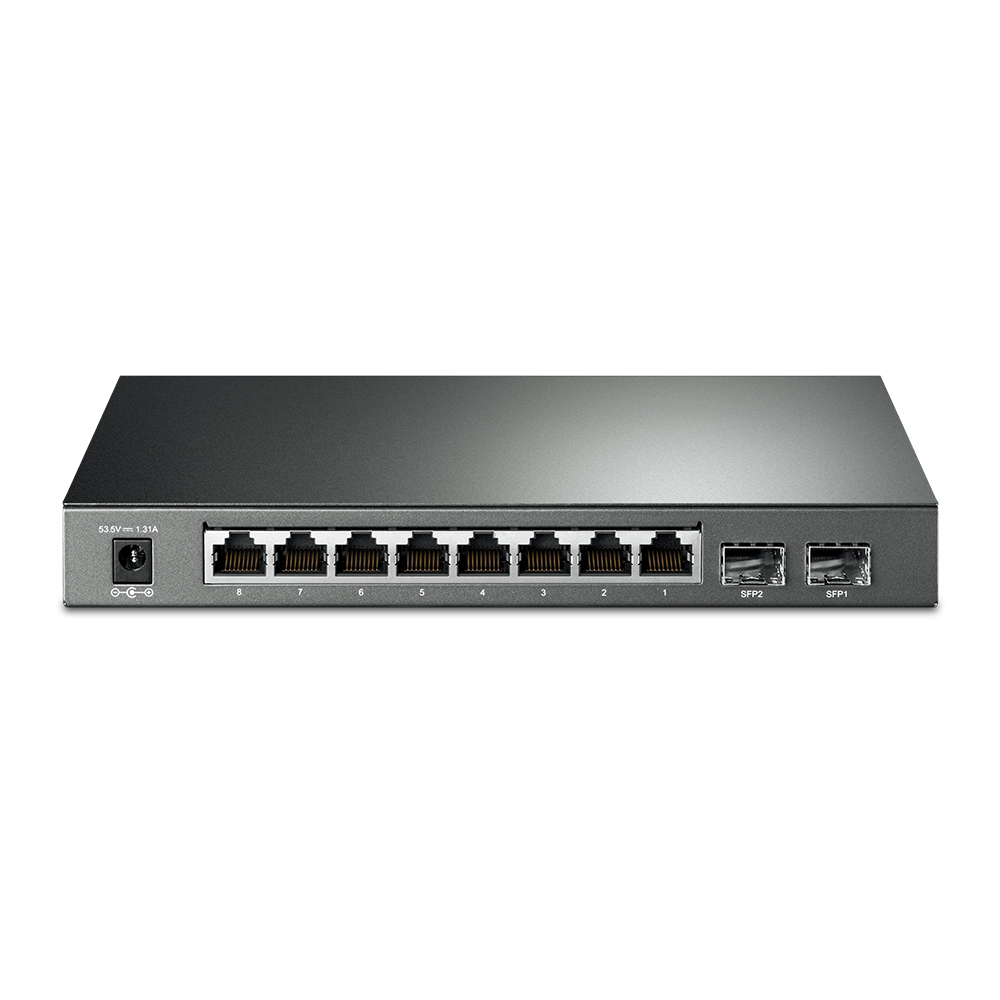 TP-Link SG2210P Smart Switch 8x Gigabit Ethernet PoE+, 2x SFP Netzwerk-Switch Produkt Bild 3