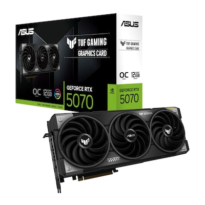 ASUS TUF Gaming GeForce RTX 5070 OC - 12GB GDDR7, 2x HDMI, 3x DP