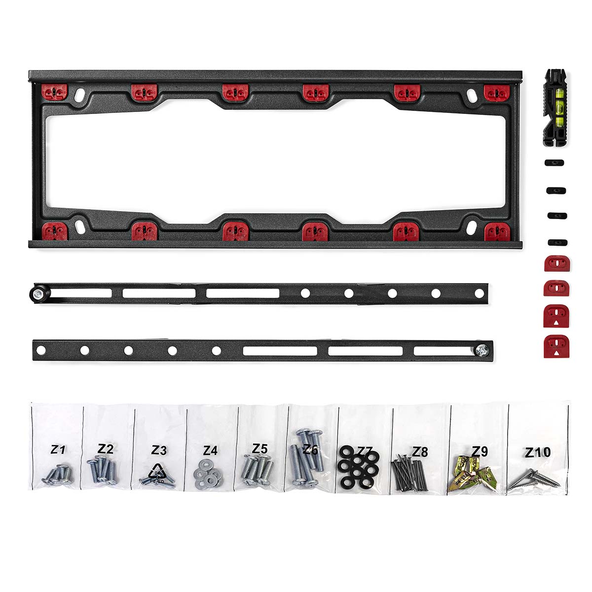 Nedis Feste TV-Wandhalterung 23 - 55 " | maximal unterstützes Bildschirmgewicht: 35 kg | Minimaler Wandabstand: 28 mm | Stahl | Schwarz Halterungen Produkt Bild 2
