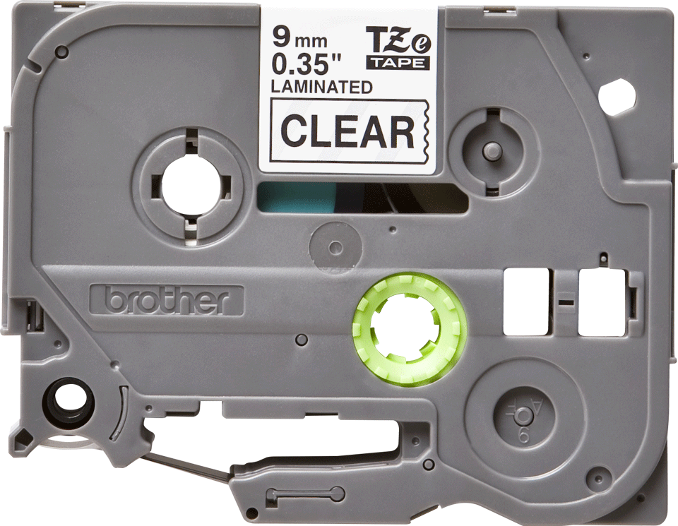 Brother P-Touch TZE-121 farblos / schwarz, 9 mm, 8 m, laminiert