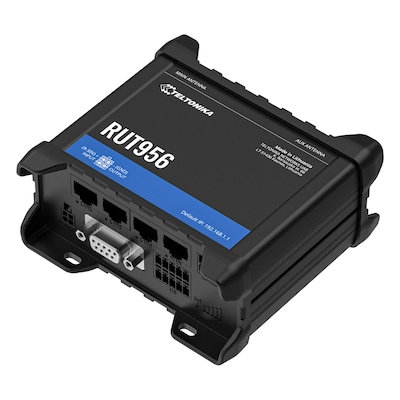 Teltonika RUT956 Industrieller 4G Router 4G LTE (Cat 4), 3G, 2G, 3x LAN, 1x WAN, GNSS