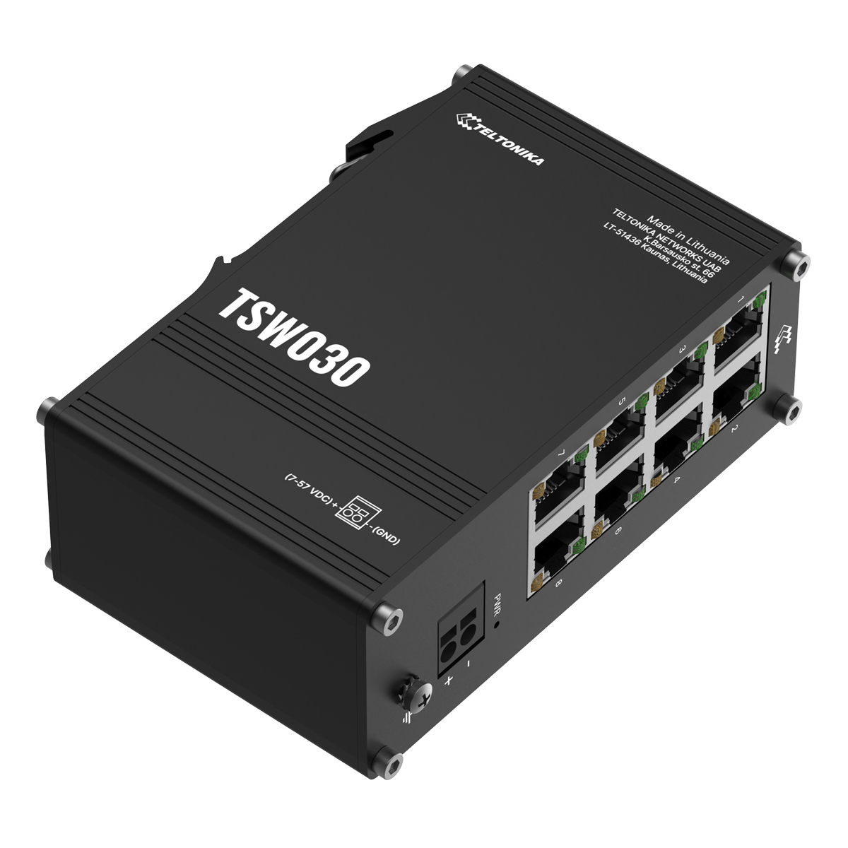 Teltonika TSW030 Unmanaged Switch 8-Port, 8x Fast Ethernet