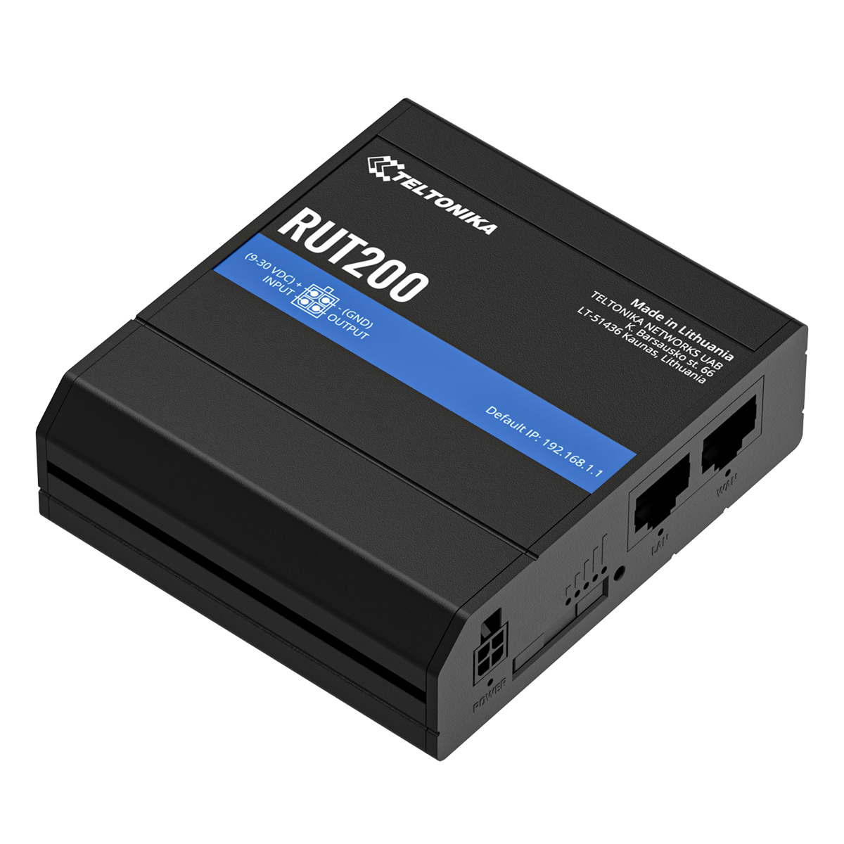 Teltonika RUT200 Industrieller Mobilfunk-Router 4G LTE (Cat 4), 3G, 2G, 1x LAN, 1x WAN