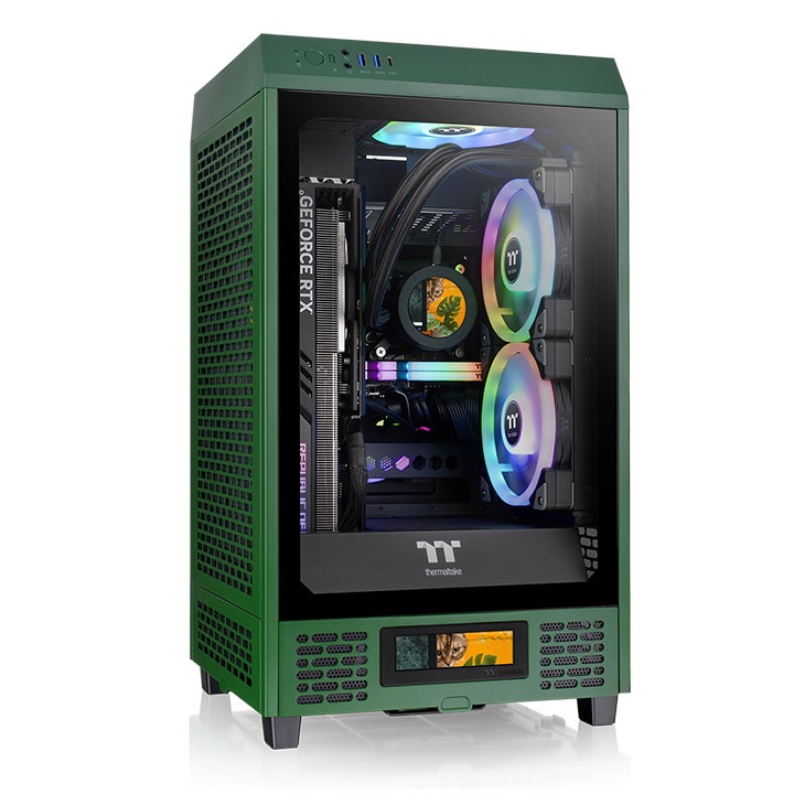 Thermaltake The Tower 200 Racing Green | PC-Gehäuse