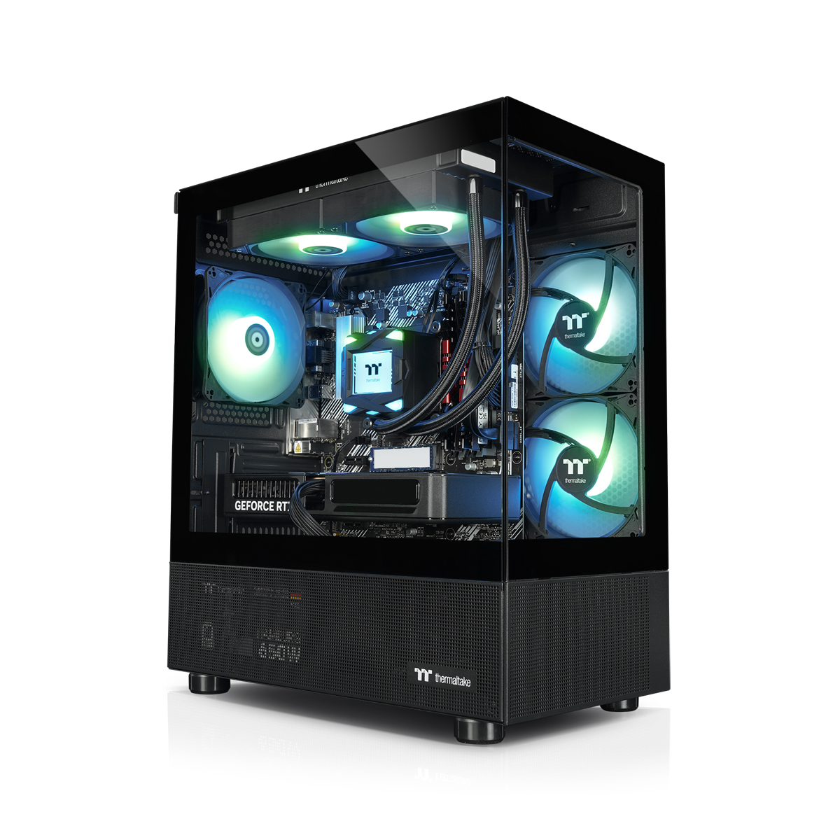 Thermaltake A-Line LCS 5060 D5 Gaming PC AMD Ryzen 7 8700F, 32GB RAM, 1TB SSD, GeForce RTX 5060 (8GB GDDR7), Windows 11
