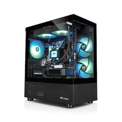 Thermaltake A-Line LCS 5060 D5 Gaming PC AMD Ryzen 7 8700F, 32GB RAM, 1TB SSD, GeForce RTX 5060 (8GB GDDR7), Windows 11