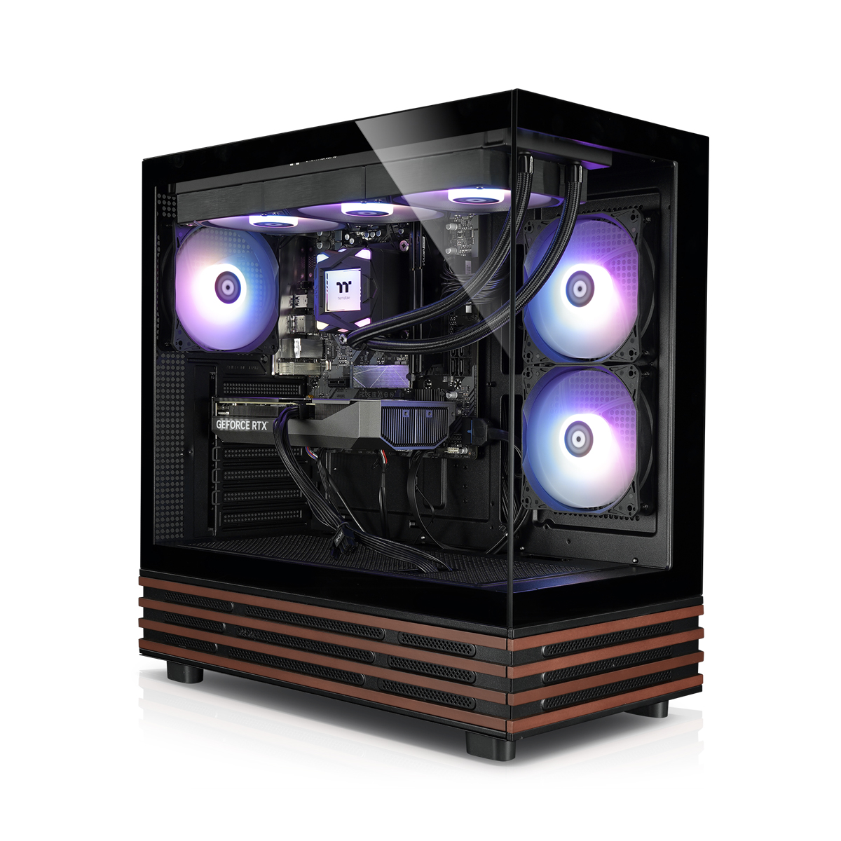 Thermaltake NBB A-Line LCS 5060Ti D5 Gaming PC AMD Ryzen 7 8700F, 32GB RAM, 1TB SSD, GeForce RTX 5060 Ti (8GB GDDR7), Wi...