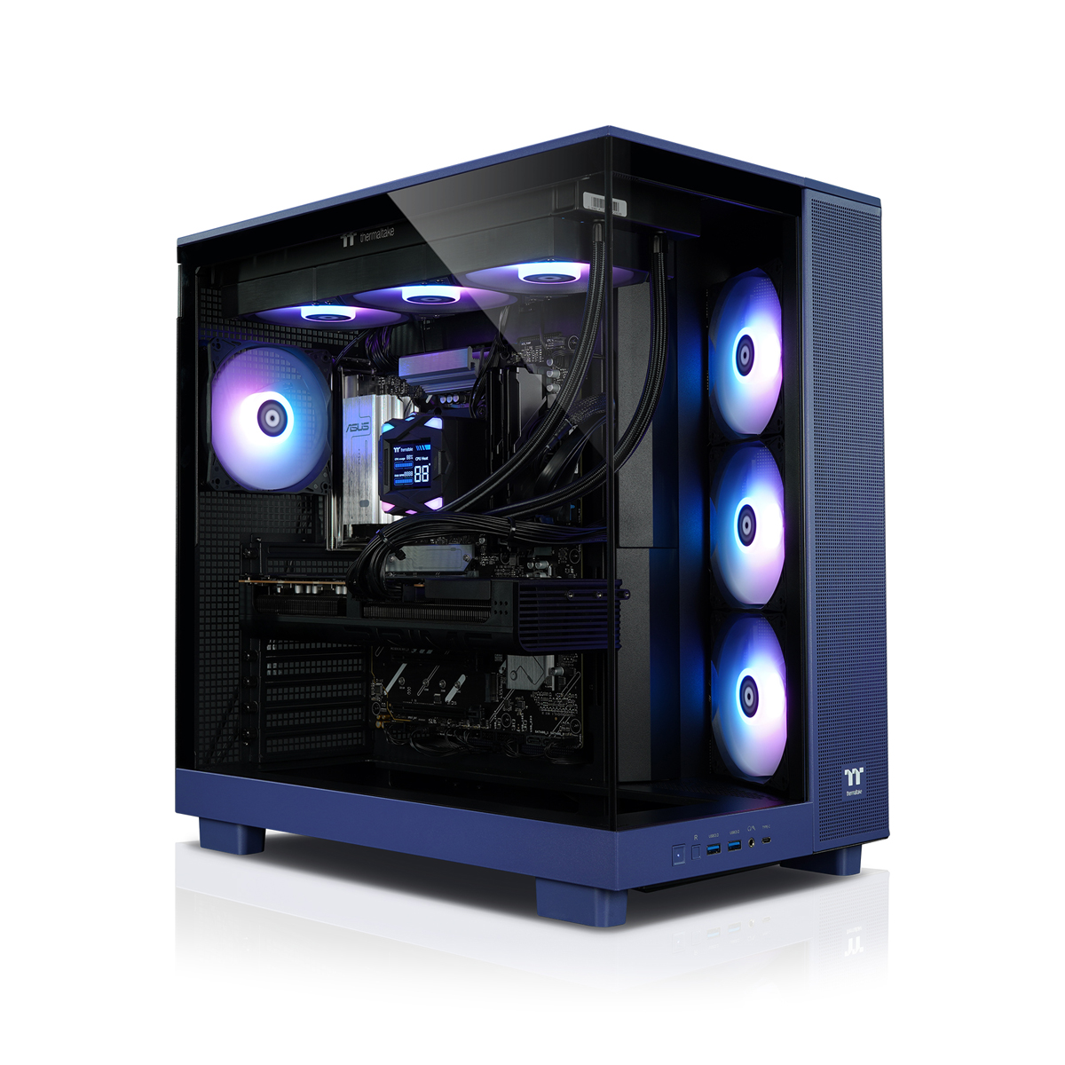 Thermaltake NBB V380XL 9070XT Gaming PC AMD Ryzen 7 7800X3D, 32GB RAM, 1TB SSD, AMD Radeon RX 9070 XT (16GB GDDR6), Wind...