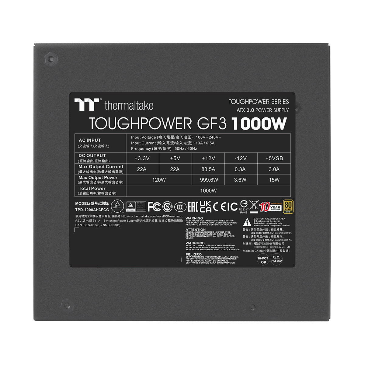 Thermaltake Toughpower GF3 1000W | PC-Netzteil PC Netzteile Produkt Bild 10