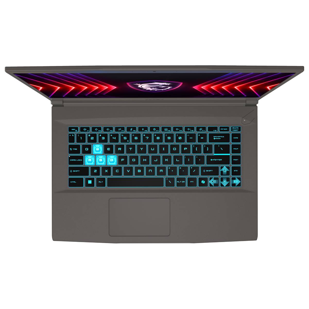 MSI Thin 15 B12VE-2448 B-Ware - 15,6" FHD 144Hz Display, Intel Core i5-12450H, 16GB RAM, 512GB SSD, NVIDIA RTX 4050, FreeDOS Notebooks Produkt Bild 3