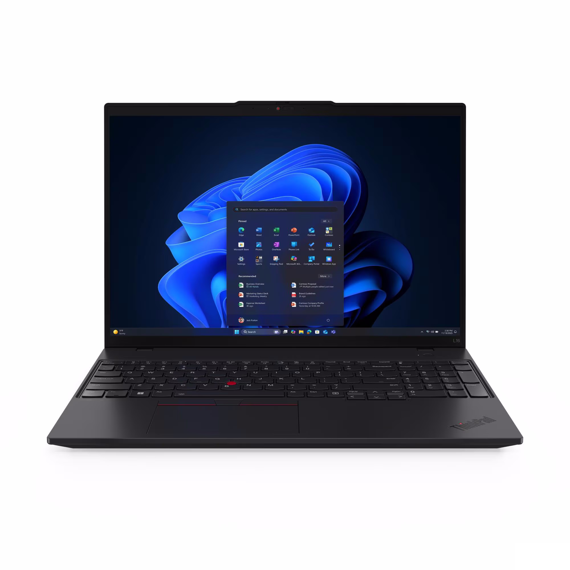 Lenovo ThinkPad L16 Gen2 - 21RH001AGE-CAMPUS 16" WUXGA, AMD Ryzen AI 5 PRO 340, 16GB RAM, 512B SSD, Windows 11 Pro, Camp...