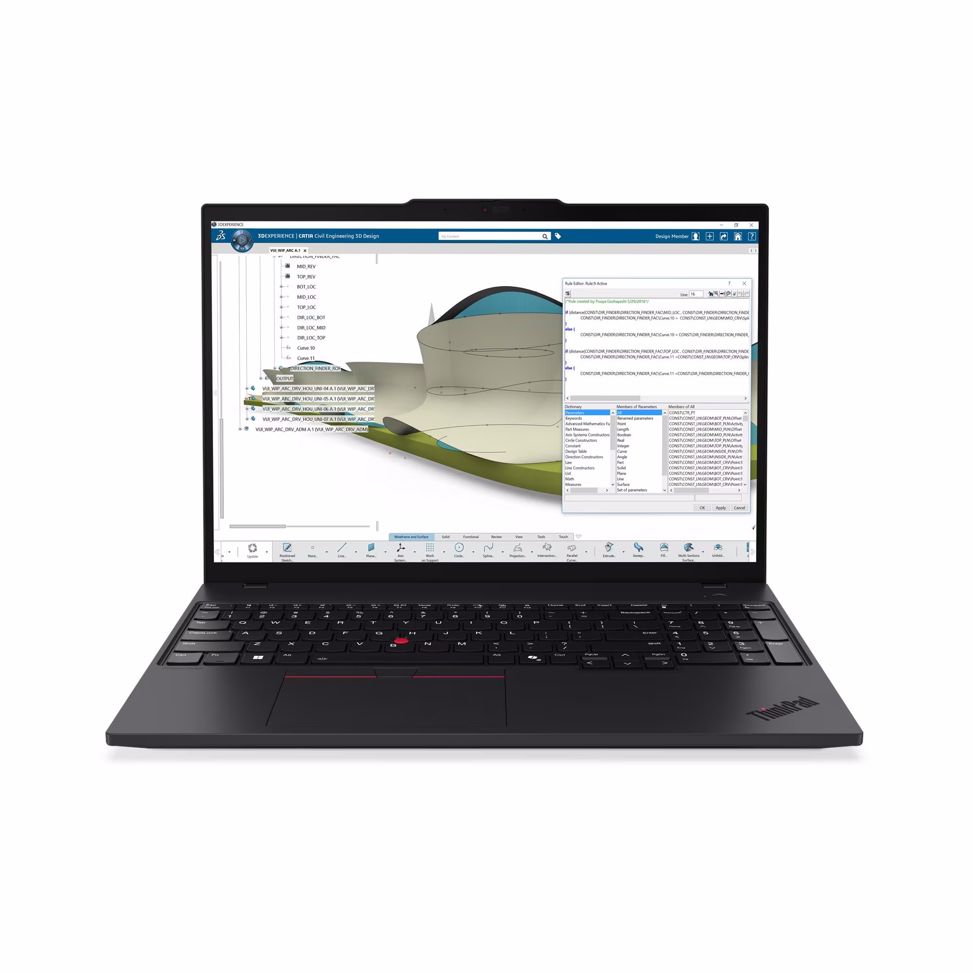 Lenovo ThinkPad P16s Gen4 - 21QR003AGE-CAMPUS 16" WUXGA IPS, AMD Ryzen AI 7 PRO - 350, 64GB RAM, 1TB SSD, Windows 11 Pro...