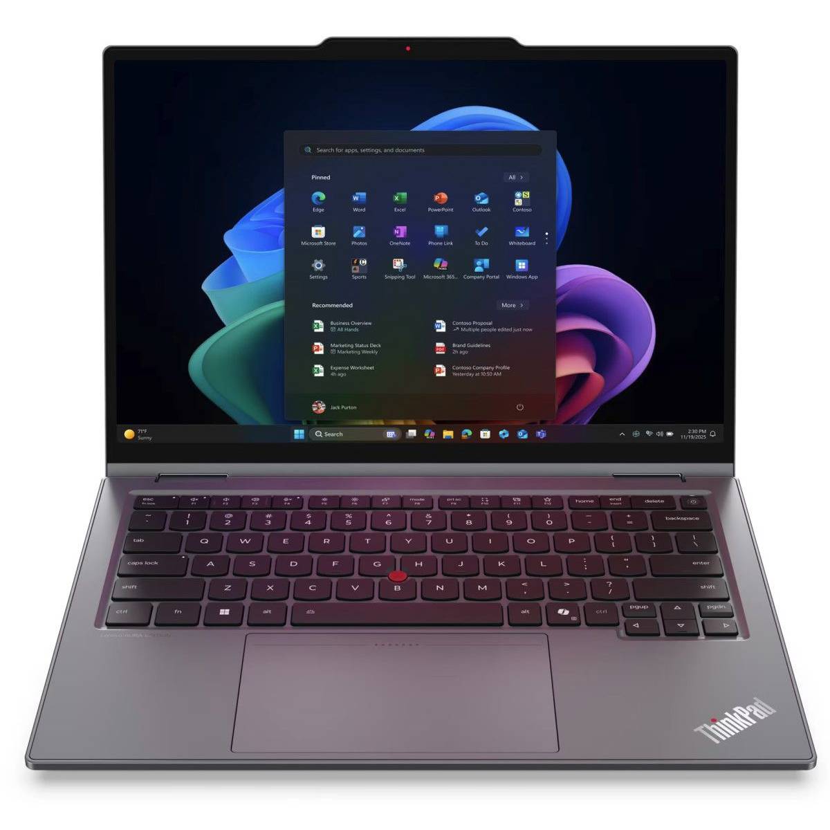 Lenovo ThinkPad X1 2-in-1 Gen 11 Intel® Core™ Ultra 5 325 Convertible Notebook 35,6 cm (14")