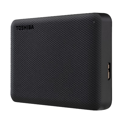 Toshiba Canvio Advance HDD 4TB Schwarz Externe Festplatte, USB 3.2 Gen 1x1 (5 Gbit/s)